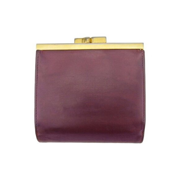 Cartier Purse Wallet Mastline Bordeaux Leather Authentic Used - Picture 3 of 11